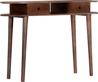 vidaXL Vidaxl Mesa Consola De Madera Maciza De Acacia 110x35x76 Cm