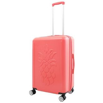 Tommy Bahama 26 Hardside Spinner Luggage with 3D Pineapple in Coral at Nordstrom