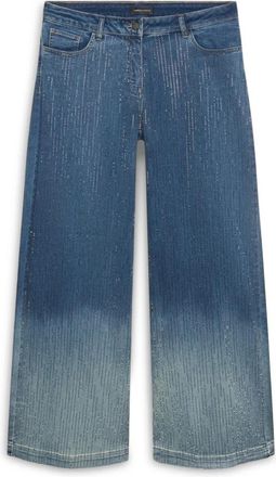 Fiorella Rubino Straight Jeans - Dames - Loose Fit Jeans - Blauw - 5XL - Katoen - Jeans