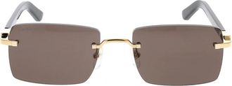Cartier Stijlvolle zonnebril voor zonnige dagen - unisex - Zonnebrillen - Geel - ONE Size - Accessoires