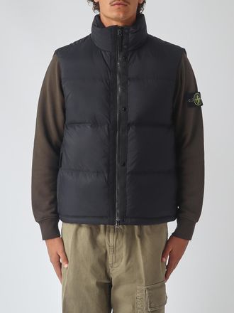 Stone Island Gilet imbottito in Nylon Cordura idrorepellente con collo a imbuto