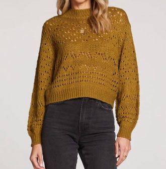 Saltwater Luxe Sloan Sweater In Olive
