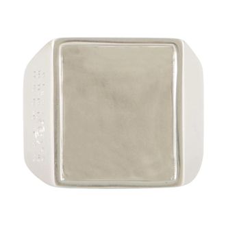 Maison Margiela Accessoires, Heren, Grijs, M, Signet Ring