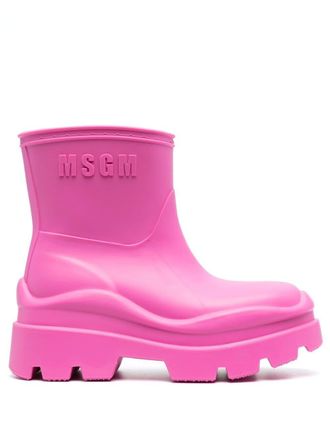 Msgm Stivali da pioggia - Rosa