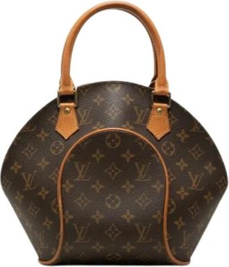 Louis Vuitton Pre-owned Ellipse PM - Dames - Vintage Handtas - Bruin - ONE Size - Leer - Vintage