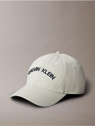 Calvin Klein Jeans Calvin Klein Mens Embroidered Logo Baseball Cap - Grey - OS