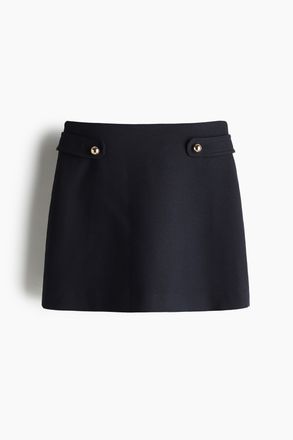 H&M Jupe in A-Linie - Marineblau