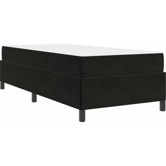 vidaXL Estructura De Cama Negro Y Blanco Y Negro 100 X 200 Cm Vidaxl