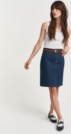 GANT Women Denim Skirt (44) MID BLUE