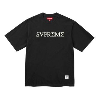 SUPREME SS26 Greek S/S T-shirt Black SUP-SS26-290-BLK