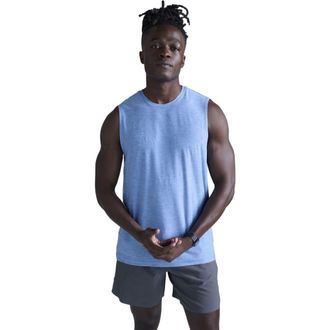 2XU Mens Signature Tank in Silverlake Blue/silverlake Blu at Nordstrom, Size X-Large