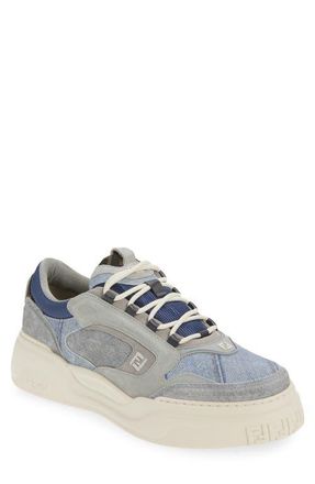 Fendi Force Sneaker in Grig Denim Blue Denim at Nordstrom, Size 11Us
