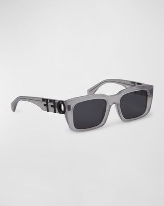 Off-white Mens Hays Acetate Rectangle Sunglasses