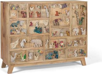 Giner&Colomer C&oacute;moda fabricada en madera de mango natural con detalles originales