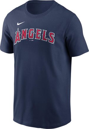 Nike Mike Trout Los Angeles Angels Nike Mens MLB T-Shirt in Blue | N19944BAN9-LNQ