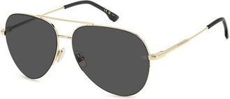 Victoria Beckham VB 1000/S RHL/IR Womens Sunglasses Gold Size 62
