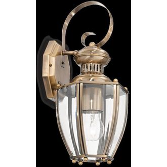 Dmora L&aacute;mpara De Pared Spriana, Material Aplique En Metal, Estructura En Vidrio, Oro