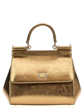 DG Logo Bag box handbag in Gold for Women | Dolce&Gabbana® US