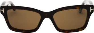 Tom Ford Cat-Eye Brown Polarized Sunglasses - Brown