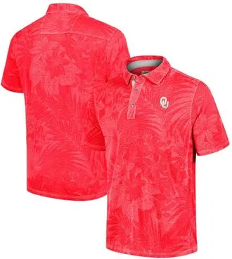 Tommy Bahama Mens Tommy Bahama Crimson Oklahoma Sooners Sport Santiago Paradise Polo at Nordstrom, Size Xx-Large