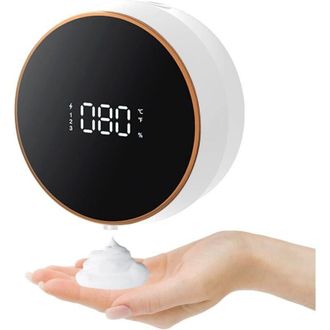 OEM Dispensador Autom&aacute;tico De Jab&oacute;n De 300 Ml Con Sensor De Pantalla Led Para Montaje En Pared (blanco)