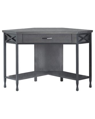 Leick Home Chisel & Forge Corner Computer Desk