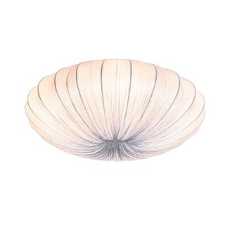 QAZQA Qazqa - Dise&ntilde;o Plaf&oacute;n De Dise&ntilde;o Gris 60 Cm 5-luces - Plu Textil /acero Redonda Adecuado Para Led Max. 5 X 40 Watt