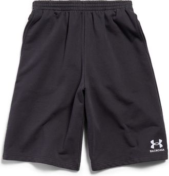 Balenciaga x Under Armour Large Shorts Black White 795261TRVB89034