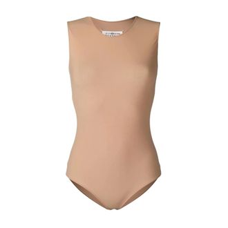 Maison Margiela Dames, Tops, Beige, Maat: XS Jersey