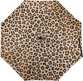 Generic Automatic Umbrella Leopard Print Folding Umbrellas Light Windproof Umbrellas Portable Travel Umbrella