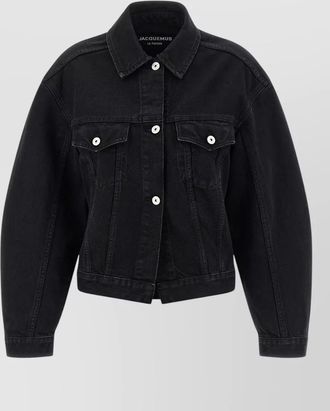 Jacquemus de nimes collared jacket adjustable waistband