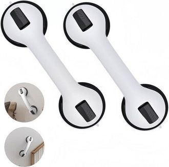 OEM Barras De Seguridad Para Personas Mayores (juego De 2), Barandillas De Seguridad, Duraderas, No Requieren Taladrar, Desmontables, 29 X 9,5 Cm