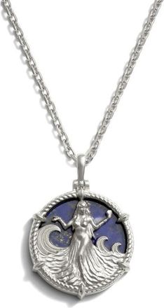 Awe Inspired Yemaya Pendant Necklace in 925 Sterling Silver at Nordstrom