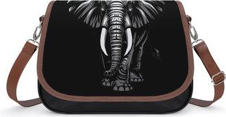 Generic Elephant Crossbody Bags for Women Shoulder Messenger Bag Purse Handbags