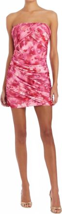 Amanda Uprichard Levi Mini Dress In Roya