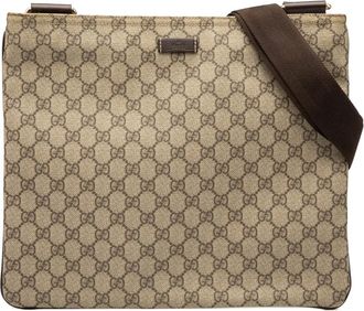 Gucci Borsa a tracolla in tessuto GG Supreme 2000-2015 - Marrone