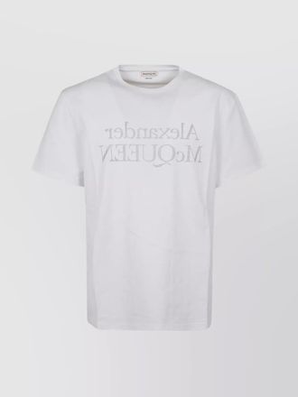 Alexander McQueen ribbed cotton crew-neck t-shirt