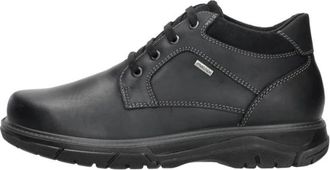 Imac Hank Veterschoenen - Heren - Veterlaarzen - Zwart - 46 EU - Leer - Schoenen