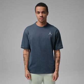 Nike Jordan Mens Jordan Embroidered Jumpman T-Shirt in Blue | IF5566-464