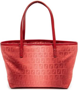 Fendi Borsa tote Zucca - Rosso