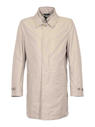 Fay Morning Coat In Technical Poplin
