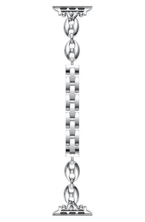 Posh Tech Poppy Apple Watch Bracelet Watchband in Silver at Nordstrom