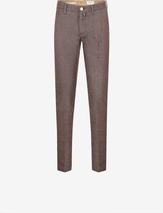 Jacob Cohen Gerade Bundfaltenhose aus Serge Bobby