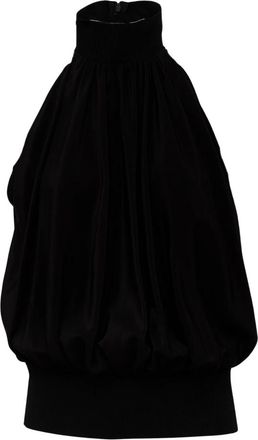 Sportmax Mouwloze Top - Dames - Tops zonder mouwen - Zwart - 2XS - Tops