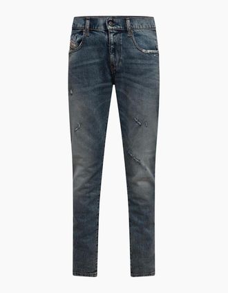 Diesel Mens 2019 D Strukt Slim Fit Jeans - Blue - Size: 30/32