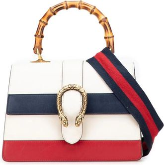 Gucci Pre-owned Handbags, female, White, Size: ONE SIZE Pre-owned Top Handle Bag