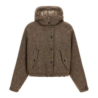 Brunello Cucinelli Mujer, Chaquetas, Marr&oacute;n, Talla: M