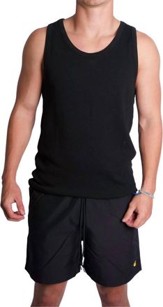 Knickerbocker Mens Box Knit Tank Top In Black