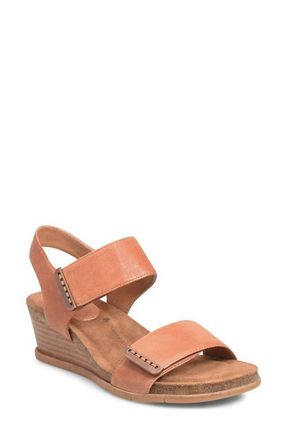 Söfft Verdi II Wedge Sandal in Luggage at Nordstrom, Size 6.5