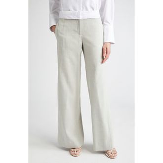 Victoria Beckham Side Panel Trousers in Ivory/Black at Nordstrom Rack, Size 8 Us / 12 Uk
